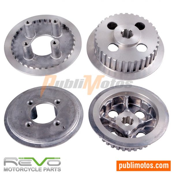 PORTA DISCO Y PORTA RESORTES DE CLUTCH | PULSAR 150 NS-AS |160 NS | DISCOVER 150 ST-F
