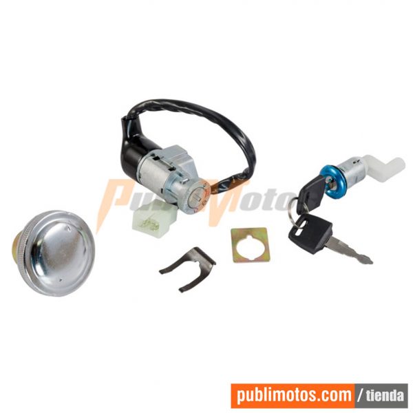 SWITCH ENCENDIDO Y TAPA GAS GENUI AK 110 S