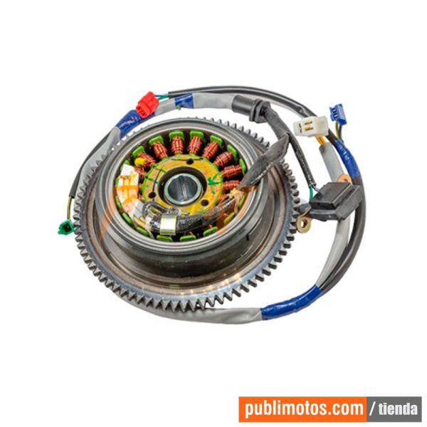 VOLANTE CON STATOR DE BOBINAS GENUI MOTOCARRO RE205D
