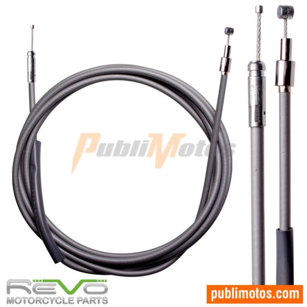 CABLE ACCELERADOR LARGO COMPLETO GRIS (2,83 mts) MOTOCARRO 175 | RE205D